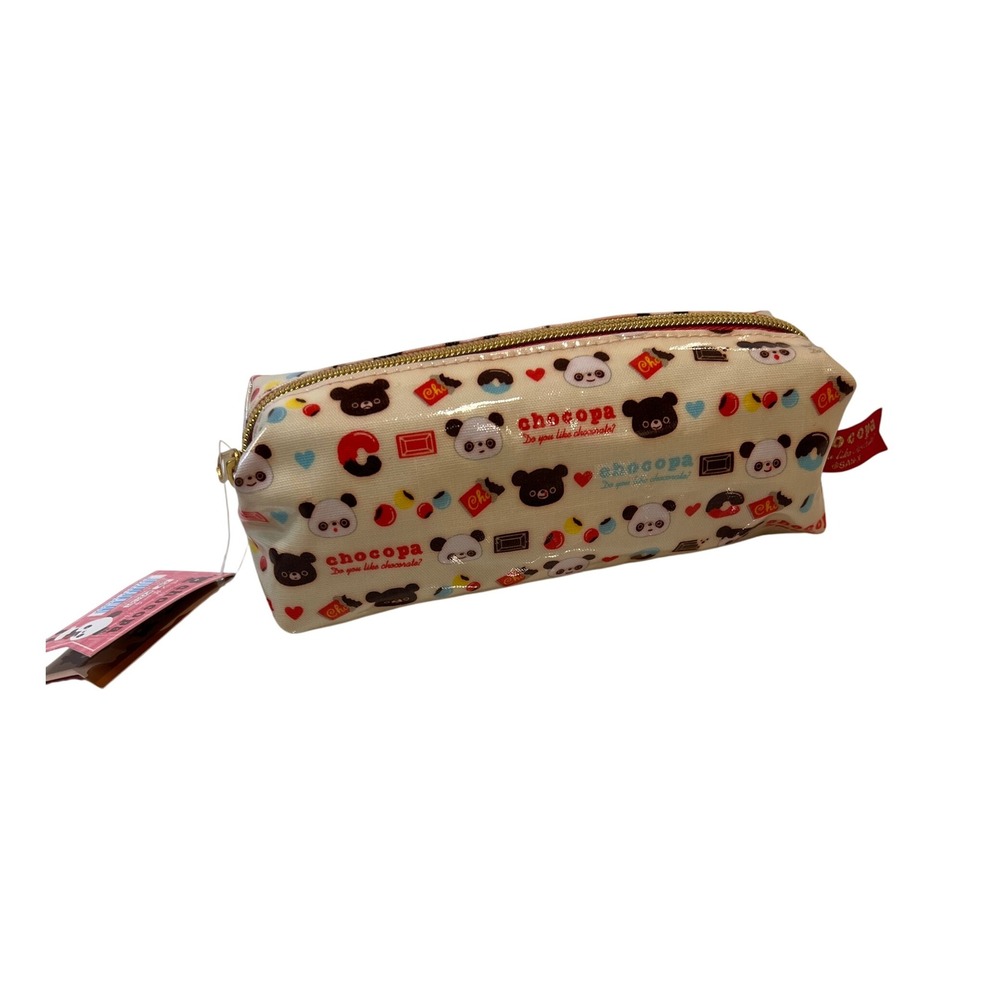 Chocopa Panda Bear Chocolate Donut Stationery Pencil Pen Makeup Case Pouch‎